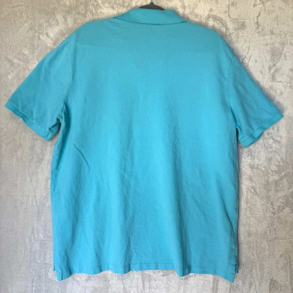 Polo Ralph Lauren Mens XL Turquoise Classic Fit Polo Shirt Pony‎ Logo Casual